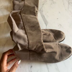Stuart weitzman 50/50 knee high boots gray!